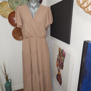 Tan Shein Maxidress